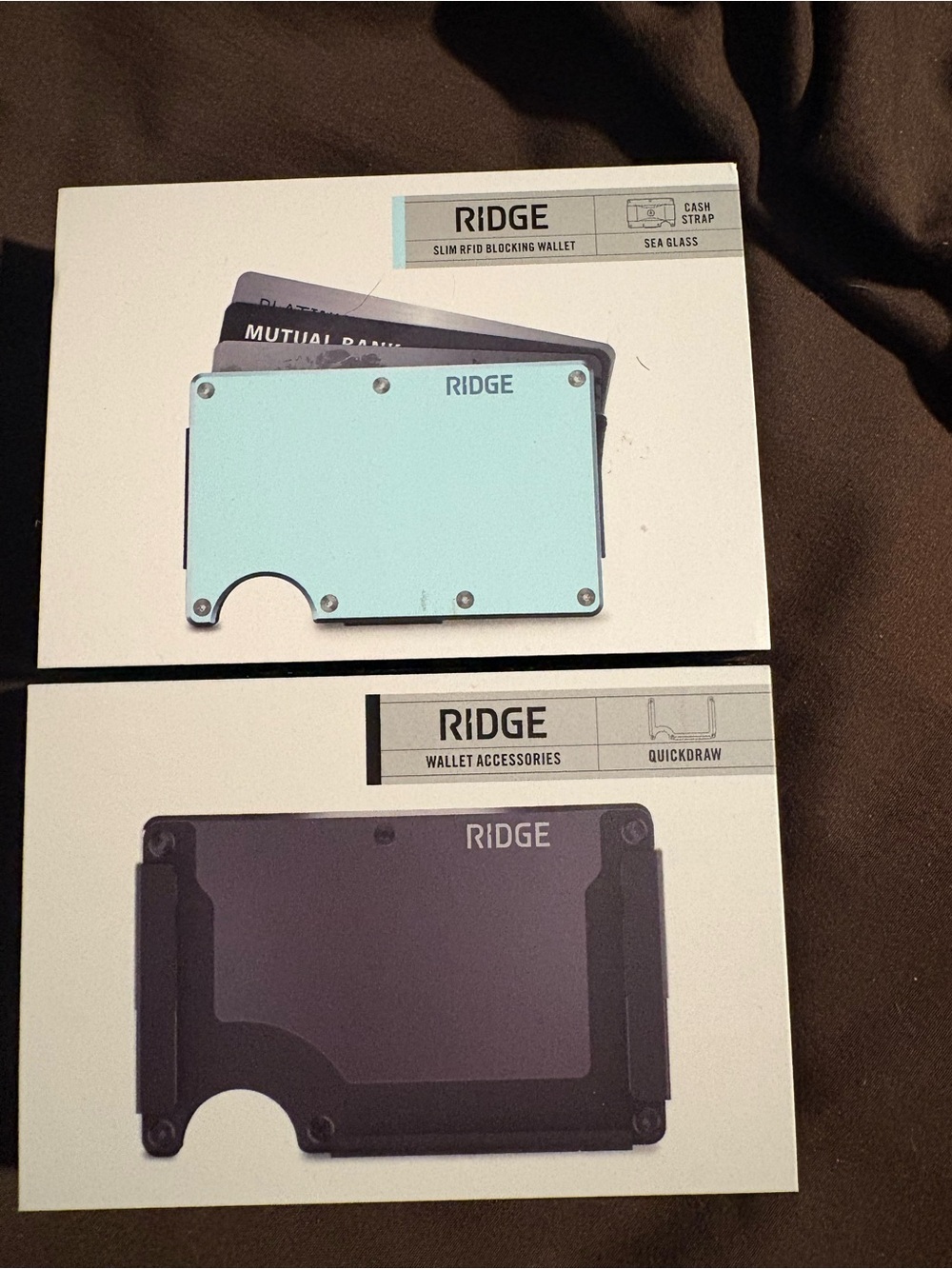 Ridge Slim RFID Blocking Wallet - Sea Glass